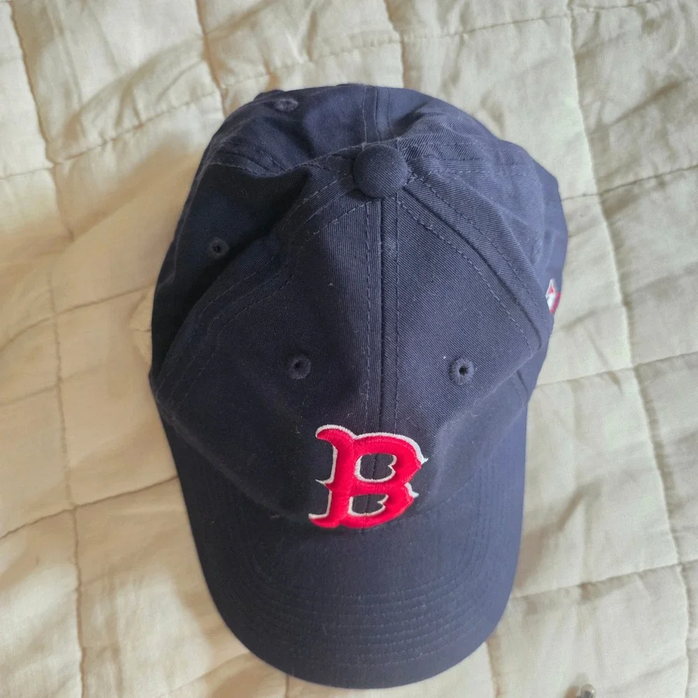Outdoor Cap Boston Red Sox MLB Hat S/M Navy Blue Good Adjustable Baseball Cap